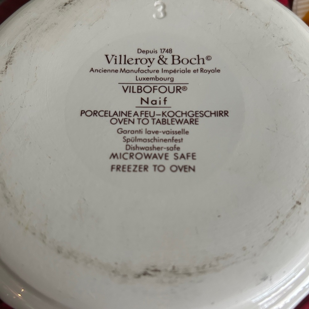 Villeroy & Boch Naif Porcelain Bowl 6.5” dia. - Picture 2 of 8